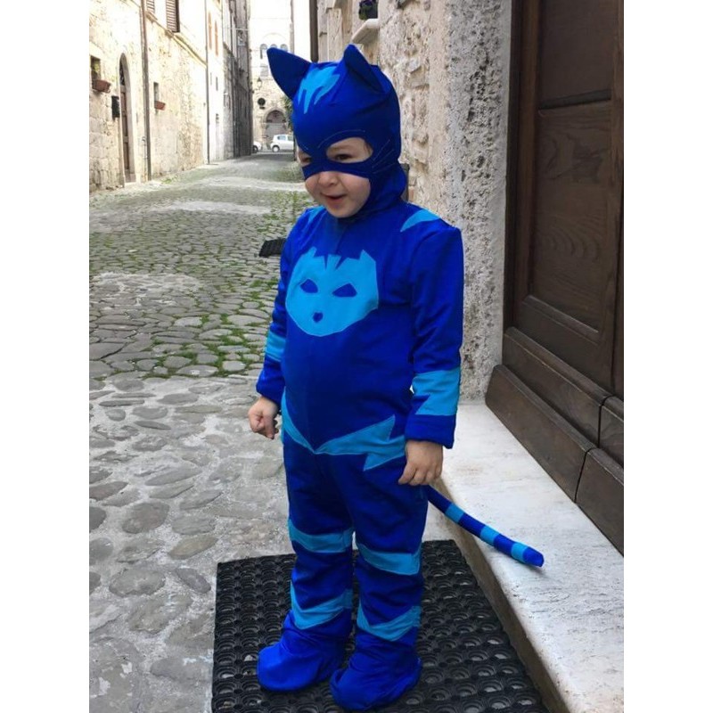 Pj masks costume gattoboy with tail detachable size 3-4 years Gioch